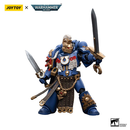 Warhammer 40K Action Bild 1/18 Ultramarines Honor Guard Chapter Champion 12 cm