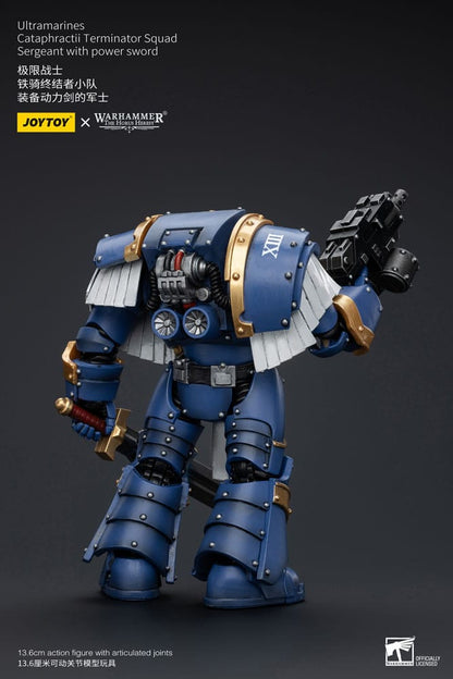 Warhammer Horus Heresy Action Şekil 1/18 Ultramarinler Katafraktii Terminator Squad Çavuş Power Sword 14 cm