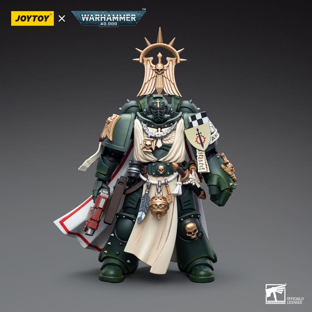 Warhammer 40K Acción Figura 1/18 Master de ángeles oscuros con puño de potencia 12 cm