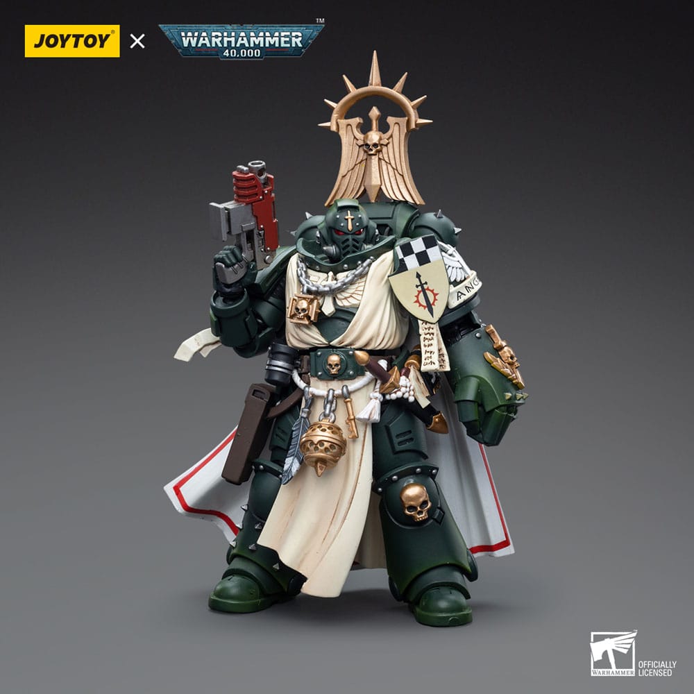 Warhammer 40K Acción Figura 1/18 Master de ángeles oscuros con puño de potencia 12 cm