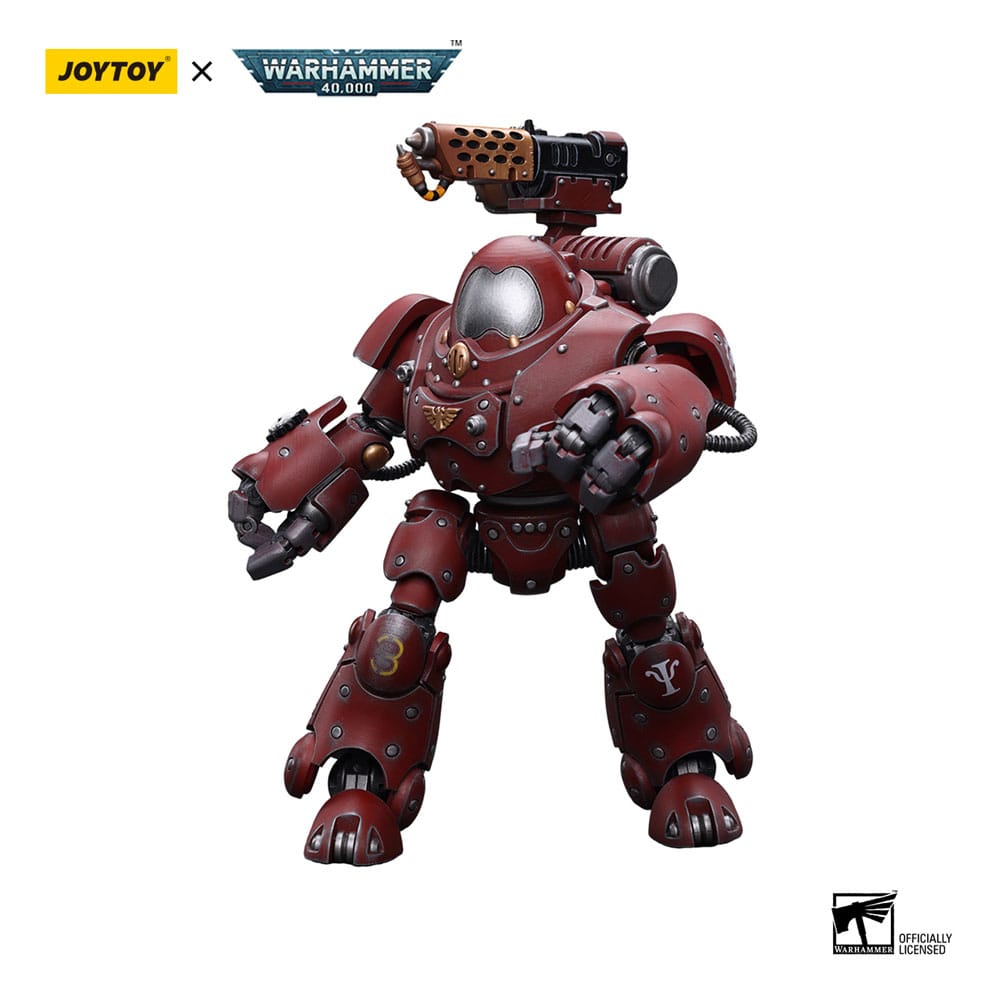 Warhammer 40k Action Figura 1/18 Adeptus Mechanicus Kastelan Robot con combustore incennale 12 cm