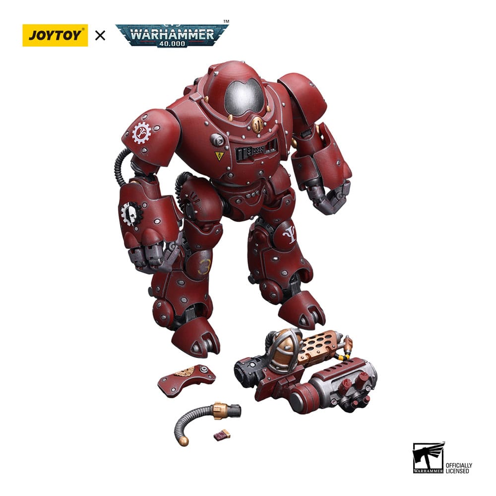 Warhammer 40k Action Figura 1/18 Adeptus Mechanicus Kastelan Robot con combustore incennale 12 cm