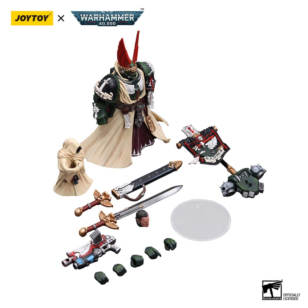 Warhammer 40K Action Şekil 1/18 Karanlık Melekler Yüce Büyük Usta Azrael 13 cm