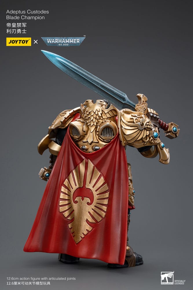 Warhammer 40K Action Şekil 1/18 Adeptus Custodes Blade Champion 12 cm