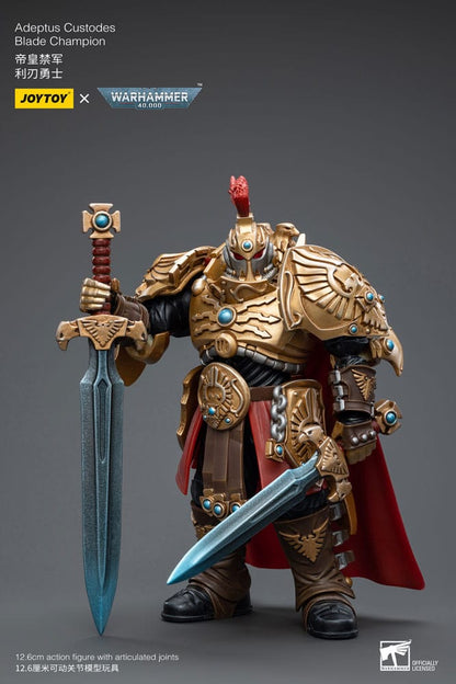 Warhammer 40K Action Şekil 1/18 Adeptus Custodes Blade Champion 12 cm