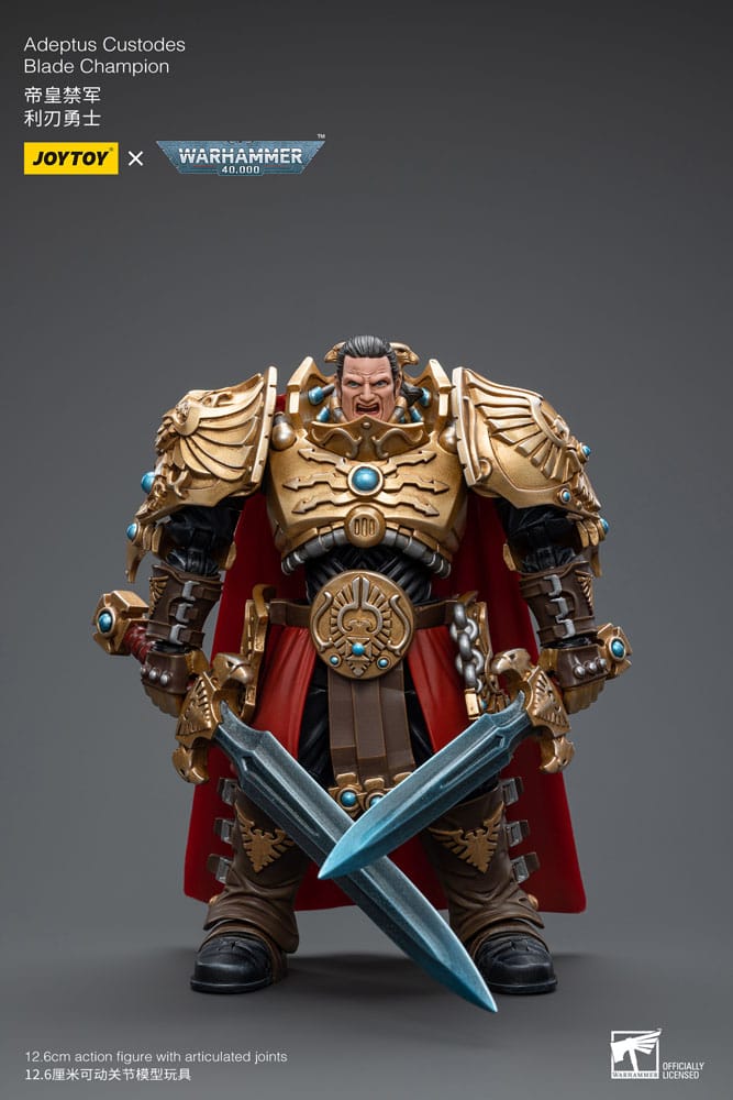 Warhammer 40k Action Abbildung 1/18 Adeptus Custoden Blade Champion 12 cm