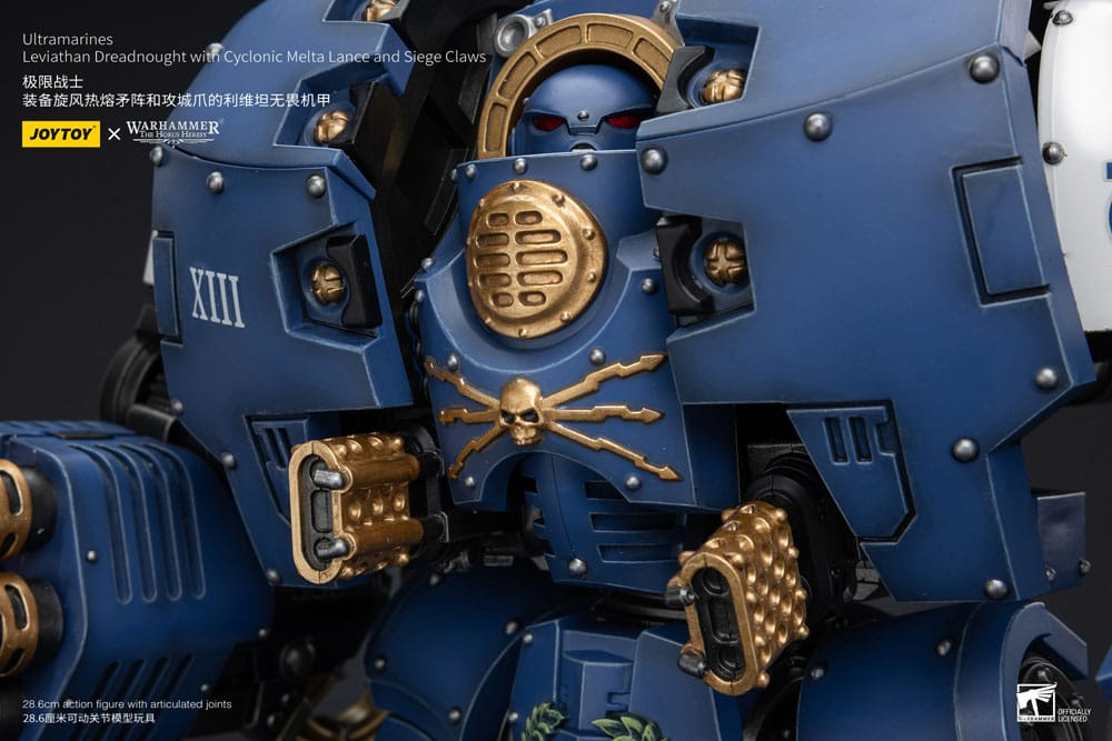 Warhammer The Horus Heresy Action Slika 1/18 Ultramarines Leviathan Dreadnought s ciklonskom meltom Lance i opsadne kandže 29 cm
