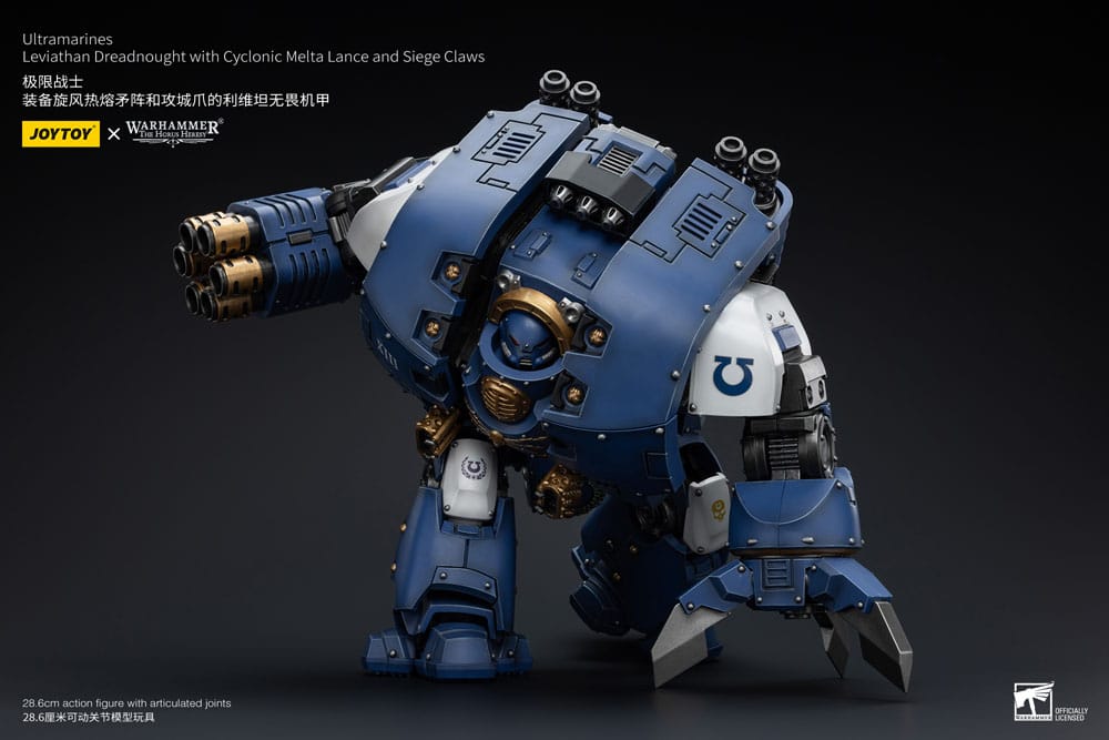 Warhammer The Horus Heresy Action Slika 1/18 Ultramarines Leviathan Dreadnought s ciklonskom meltom Lance i opsadne kandže 29 cm