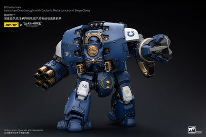 Warhammer The Horus Heresy Action Figure 1/18 Ultramarines Leviathan Dreadnought avec Cyclonic Melta Lance et Siege Claws 29 cm