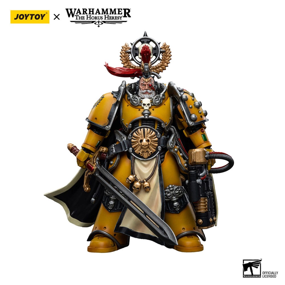 Warhammer The Horus Herejía Acción Figura 1/18 Puños imperiales Legión Praetor con Power Sword 12 cm