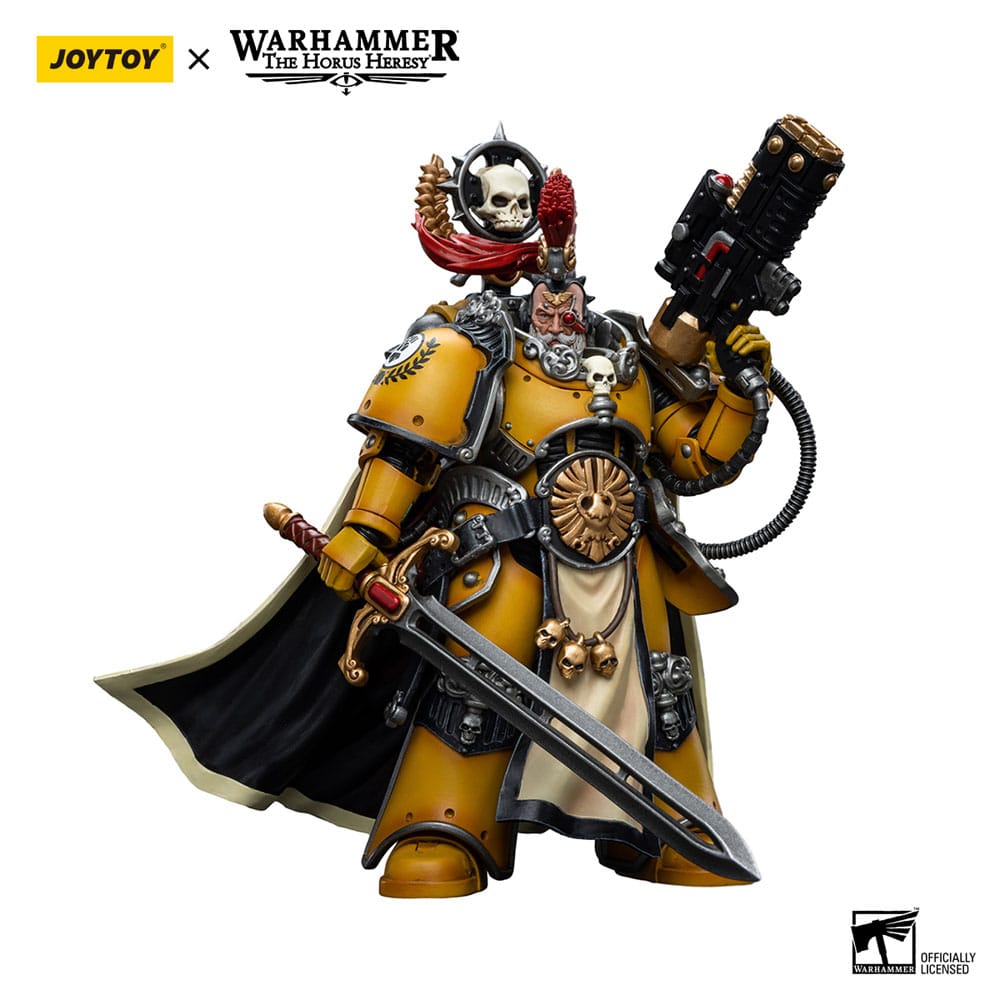 Warhammer The Horus Herejía Acción Figura 1/18 Puños imperiales Legión Praetor con Power Sword 12 cm