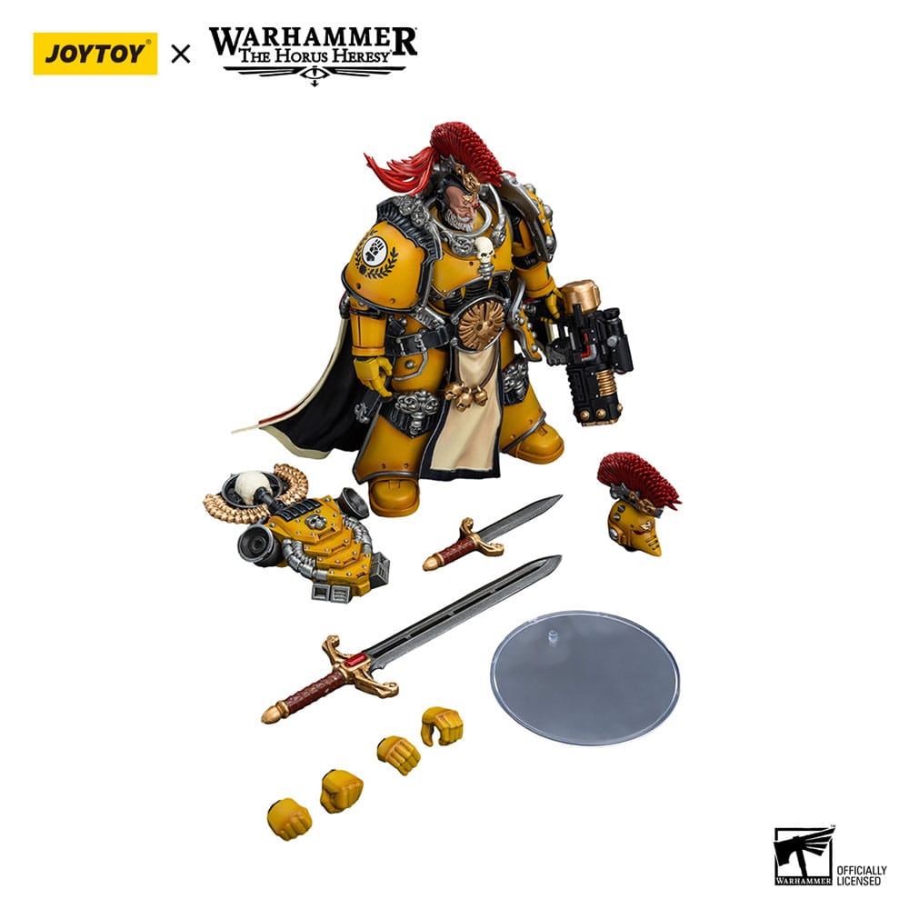 Warhammer The Horus Herejía Acción Figura 1/18 Puños imperiales Legión Praetor con Power Sword 12 cm