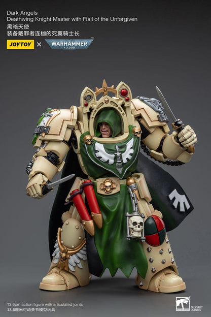 Warhammer 40k Action Figure 1/18 Dark Angels Deathwing Knight Master with Flail of the Unforgiven 12 cm