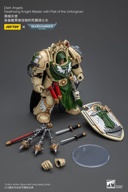 Warhammer 40k Action Figure 1/18 Dark Angels Deathwing Knight Master with Flail of the Unforgiven 12 cm