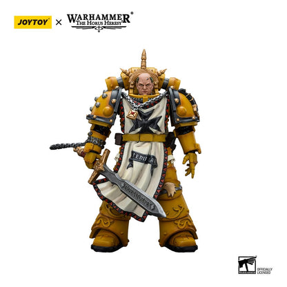 Warhammer Horus Heresy Action Şekil 1/18 İmparatorluk Yumrukları Sigismund, İmparatorluk Yumruklarının İlk Kaptanı 12 Cm