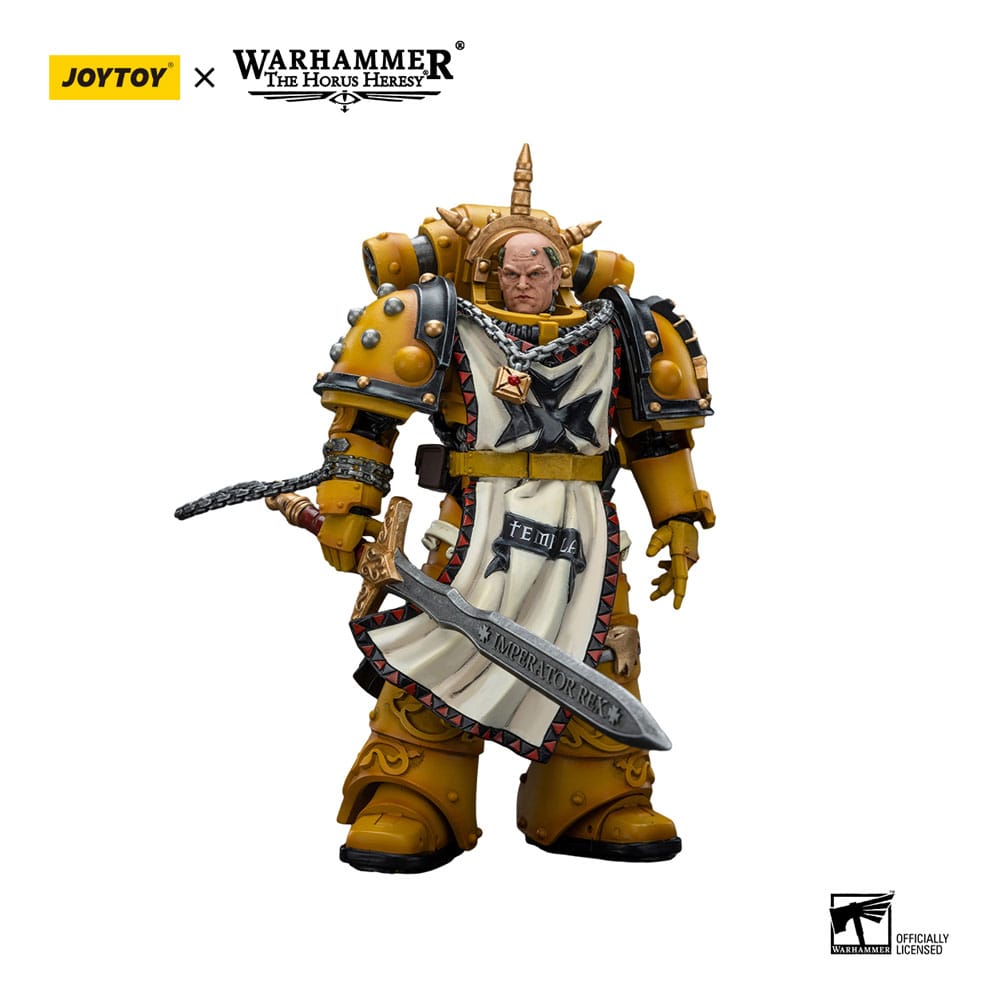 Warhammer Horus Heresy Action Şekil 1/18 İmparatorluk Yumrukları Sigismund, İmparatorluk Yumruklarının İlk Kaptanı 12 Cm