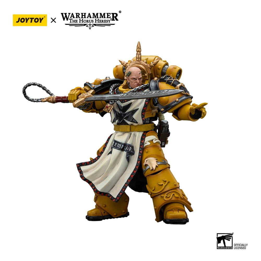 Warhammer Horus Heresy Action Şekil 1/18 İmparatorluk Yumrukları Sigismund, İmparatorluk Yumruklarının İlk Kaptanı 12 Cm
