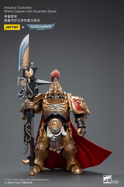 Warhammer 40k Action Figure 1/18 Adeptus Custodes Shield Captain with Guardian Spear 12 cm