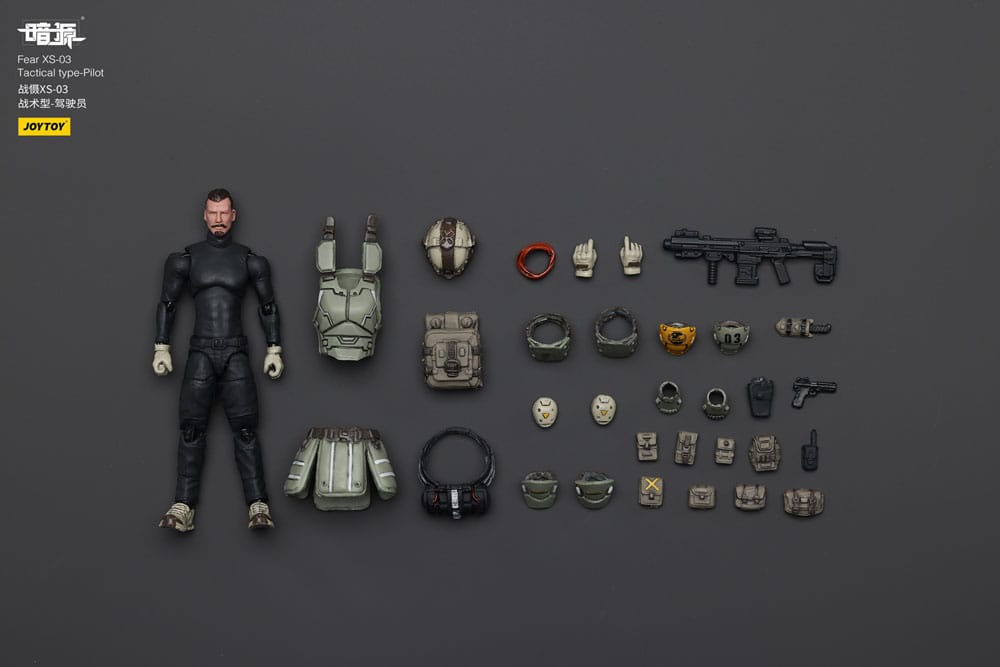Battle For the Stars Actionfigur Fear XS-03 Taktisk typ-Pilot 12 cm