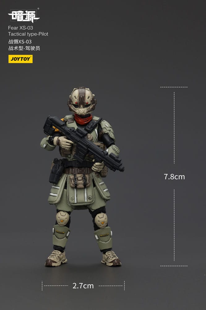 Battle For the Stars Actionfigur Fear XS-03 Taktisk typ-Pilot 12 cm