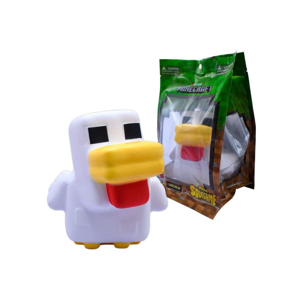 Minecraft Mega Squishme Anti-Stress Figur 15 cm Serie 3 Chicken 15 cm