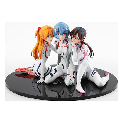 Evangelion: 3,0 + 1,0 trois fois sur une statue PVC Time 1/8 ASUKA / REI / MARI: NewType Cover ver.