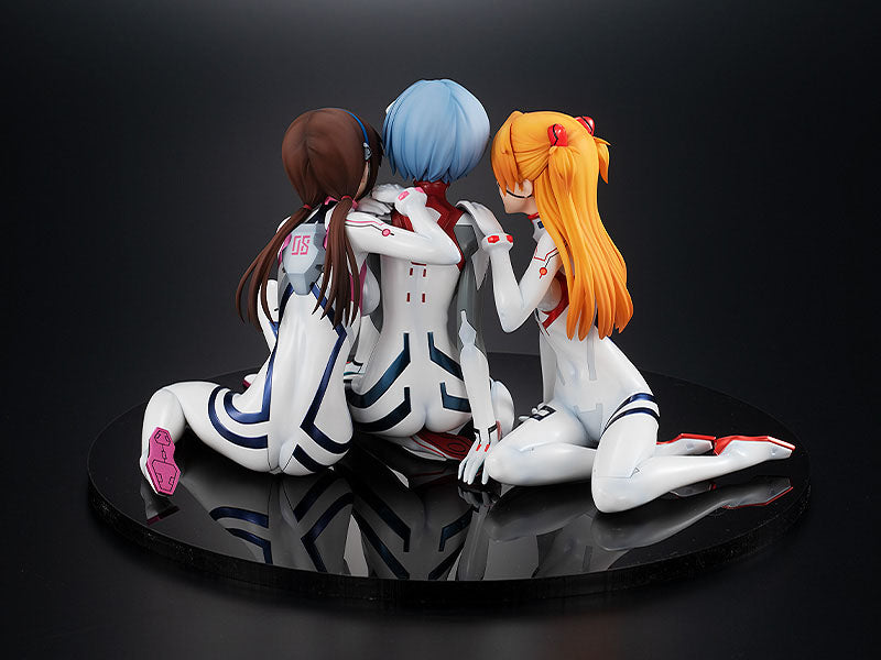 Evangelion: 3,0 + 1,0 trois fois sur une statue PVC Time 1/8 ASUKA / REI / MARI: NewType Cover ver.