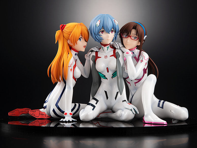 Evangelion: 3,0 + 1,0 trois fois sur une statue PVC Time 1/8 ASUKA / REI / MARI: NewType Cover ver.