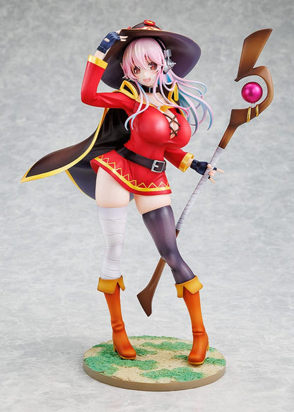 Super Sonico x Konosuba PVC Statue 1/7 Super Sonico Megumin samarbejde Ver. 25 cm