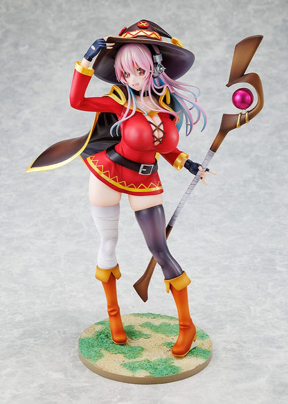 Super Sonico x Konosuba PVC Statue 1/7 Super Sonico Megumin samarbejde Ver. 25 cm