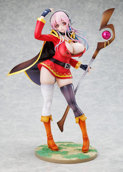 Super Sonico x Konosuba PVC Statue 1/7 Super Sonico Megumin samarbejde Ver. 25 cm