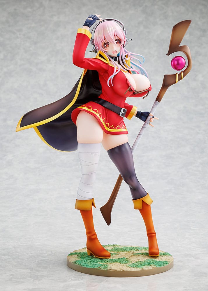 Super Sonico x Konosuba PVC Statue 1/7 Super Sonico Megumin samarbejde Ver. 25 cm