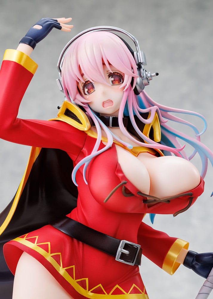 Super Sonico x Konosuba PVC Statue 1/7 Super Sonico Megumin samarbejde Ver. 25 cm