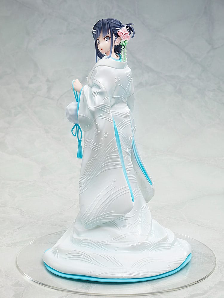 Rascal drømmer ikke om en kaninpige Senpai-statue 1/7 Mai Sakurajima White Kimono Ver. 23 cm