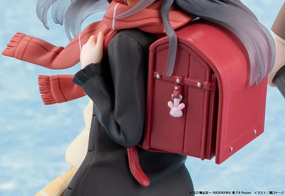 Rascal träumt nicht von einem Rucksack Kid PVC -Statue Mai Sakurajima High School Abschluss ver. & Rucksack Kid 19 cm