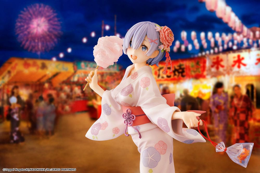 Re: Vida de comienzo cero en otra estatua mundial- PVC 1/8 Rem Yukata Ver. Edición de paquete de renovación 23 cm