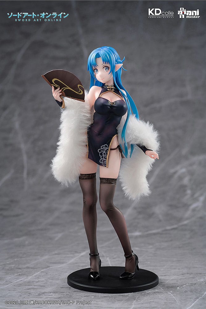 Estatua de PVC Sword Art Online 1/7 Asuna Undine vestido chino Ver. 23cm