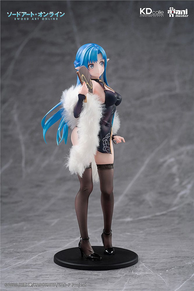 Estatua de PVC Sword Art Online 1/7 Asuna Undine vestido chino Ver. 23cm