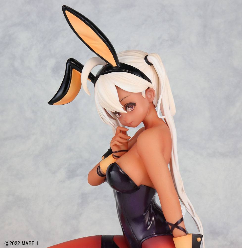 Original karakterstatue 1/5 Neala Black Rabbit Illustration af Majo 19 cm