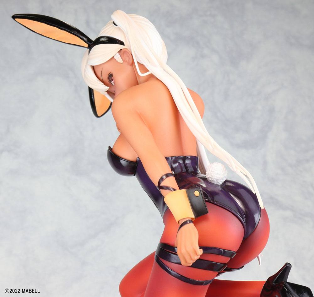 Original karakterstatue 1/5 Neala Black Rabbit Illustration af Majo 19 cm