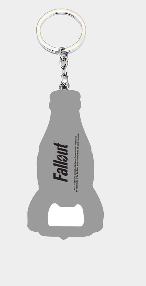 Keychain Fallout avec ouvre-bouteille Nuka Cola Logo