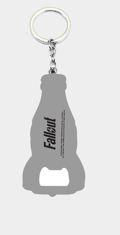 Keychain Fallout avec ouvre-bouteille Nuka Cola Logo
