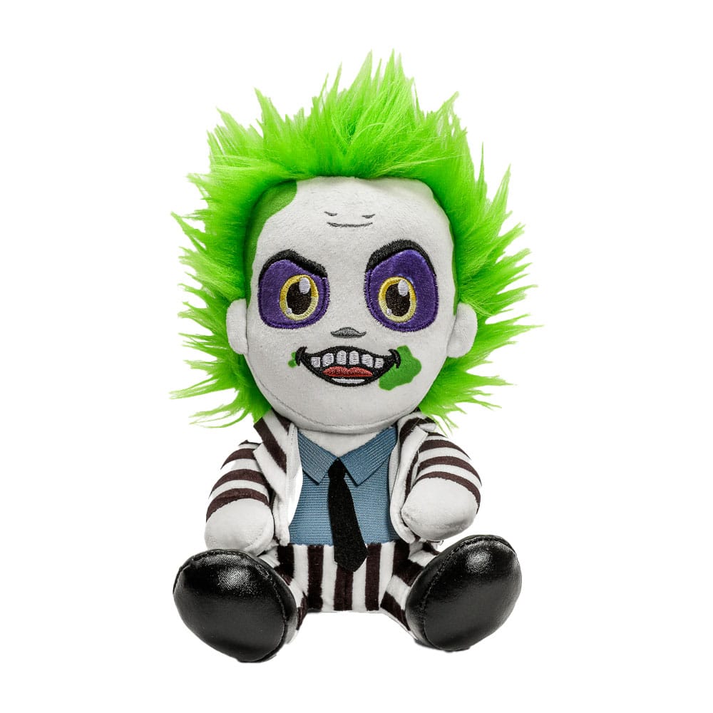 Beetlejuice Phunny Plush Figur Beetlejuice sittende med stripet antrekk 18 cm