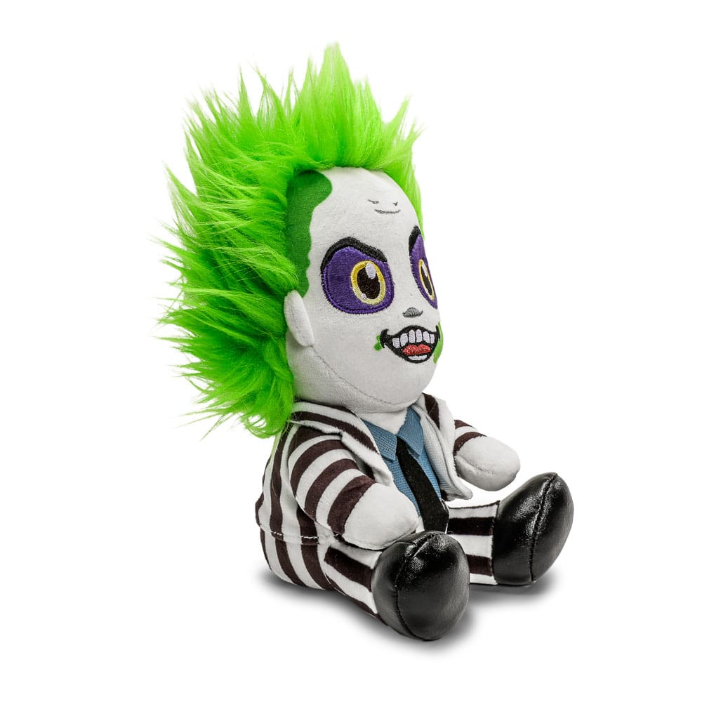 Beetlejuice Phunny Plush Figur Beetlejuice sittende med stripet antrekk 18 cm