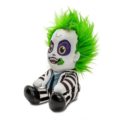 Beetlejuice Phunny Plush Figur Beetlejuice sittende med stripet antrekk 18 cm