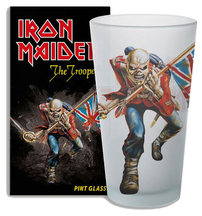 Iron Maiden pint glas de trooper