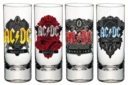 AC / DC Shotglass 4-Pack Black Ice