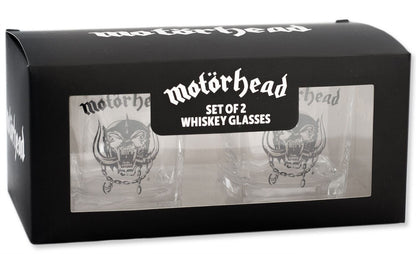 Motorhead whisky shotglazen 2-pack