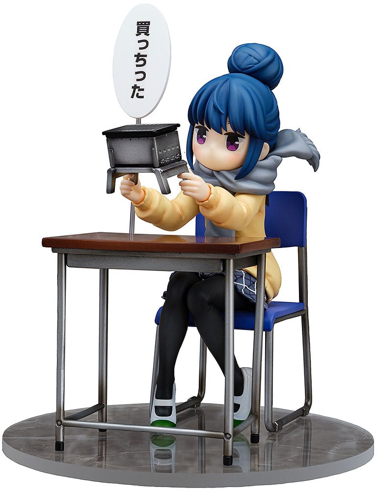 Relaxte kamp PVC-standbeeld 1/7 Rin Shima: Kijk wat ik heb gekocht Ver. 14 cm