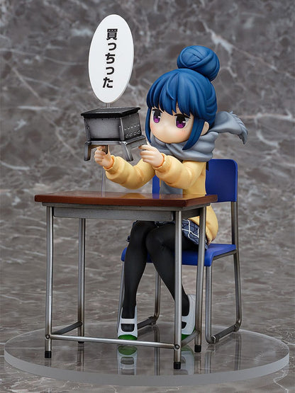 Relaxte kamp PVC-standbeeld 1/7 Rin Shima: Kijk wat ik heb gekocht Ver. 14 cm